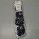 For Bare Feet Mens NFL New England Patriots Black Rave Crew Sock Large
