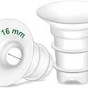 16mm Maymom Flange Inserts (Long Plus) Compatible with Freemie 25mm Flanges; Compatible with 24mm Medela PersonalFit Flange, Spectra 24mm Flange, Momcozy S9 Pro/S12 Pro, 2pc/pk