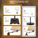 PARTPHONER Vintage Floor Lamps for Living Room,Traditional 350 Adjustable Swing Arm Farmhouse Floor Lamp for Bedroom, Rustic Standing Lamp Pole Lamps for Reading, Home Dcor and Office, Brown