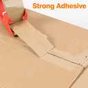 Anyknow Brown Packing Tape 6 Rolls Heavy Duty Packing Tape with 1 Dispenser - 2.5mil x 1.88" x 60Y Strong Adhesive Packaging Tape for Carton Sealing, Shipping, Mailing & Storage