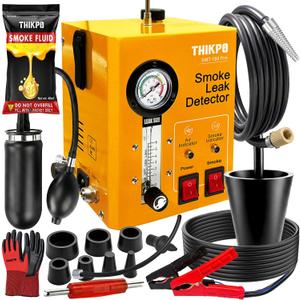 Smoke Machine Automotive with Built-in Air Compressor, Professional Smoke Leak Detector for Car, Diagnostic Leak Tester Tools for EVAP, Vacuum, Fuel and More Leak Testing