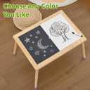 WOOD CITY Sensory Table for Toddlers Kids, Wooden Activity Table for Play Study Paper Roll Holder Indoor/Outdoor Montessori Play Sand and Water Table with Foldable Toys Storage Bins, 29.1 Inches X 19.7 Inches X 21.3 Inches