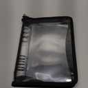 Pin Display Book Enamel Pin Collection Holder Trading Book with 8-Page Display Boards A5 Brooch Pin Storage Organizer Binder Album for Travel Collectors (Glittery Black Cover)