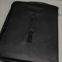 File Organizer, Fireproof File Box with Lids, Important Document Organizer Box with Lock, Portable File Folder Organizer with Handle (Black 1 Layer)