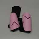 Soccer Shin Guards for Kids Youth Adults Toddler, Shin Defender Shin Guards with Ankle Protection Football Gear for 3 5 4-6 7-9 10-12 Years Old Boys Girls Espinilleras de Futol para Hombres (Medium, Pink)