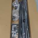 Double Curtain Rods for Windows 30 to 84 inches,Adjustable Window Curtain Rod,Easy Install,Black