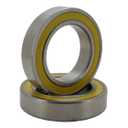2PCS Hybrid 6804 20X32X7mm 2RS Bicycle Ceramic Ball Bearing Rubber Sealed Hope PRO2 - Si3N4 Balls, ABEC-3