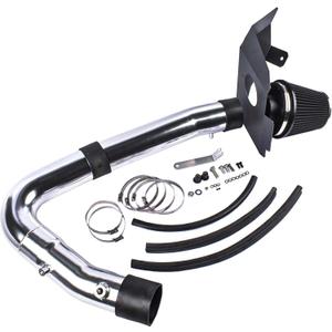 Heat Shield Cold Air Intake Black Filter Replacement for 2011-2020 Chrysler 300 300C Dodge Challenger Charger 3.6L V6 HI-DG-12CK-1-L