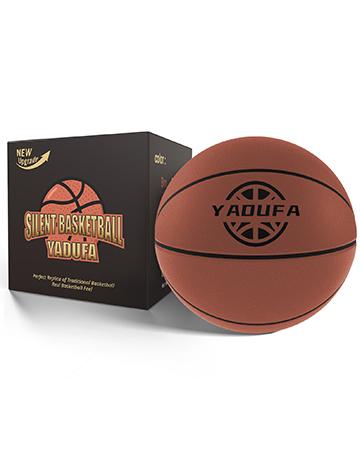 Silent Basketball Size 7 (29.5") 600G Real Basketball Feel 2025 Material Upgrade New Indoor Foam Silent Training Ball High Bounce for Quiet Dribbling and Indoor Training