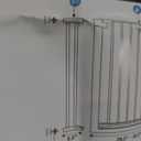 SHYUJAJIE 29.92"Tall Dog Gate 5.51"Wide Wide Extension Kit for Extra Wide Pet Gate (White, 29.92"Tall x 5.51"Wide)
