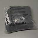 LA MEACK Couch Cushion Covers for Sectional Sofa L Shape Washable Separate Seat Chaise Couch Cover Stretch Sofa Slipcovers with 2 Pcs Pillowcases(3 Seater + 1 Chaise, Light Grey)