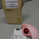 seenda Wireless Trackball Mouse, Ergonomic Bluetooth Rollerball Mouse Rechargeable, 3 Device Connection Optical Mice Adjustable DPI Thumb Control Mice Compatible for PC/Laptop/Windows/Mac - Pink