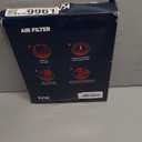 KAX Premium Engine Air Filter, GAF059 (CA10348) Replacement for Jeep Wrangler V6 2007 2008 2009 2010 2011 2012 2013 2014 2015 2016 2017, Wrangler JK 2018, 200% Longer Life