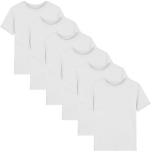 6 Pack Boys Athletic Quick Dry T Shirts Short Sleeve Moisture Wicking Tee Shirts Active Tops for Kids Youth (9-10 Years)