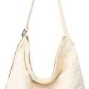 Unisex Shoulder Bag Canvas Bag Oxford Shoulder Bag Ladies Shopper Bag for Everyday/Office/School/Travelling