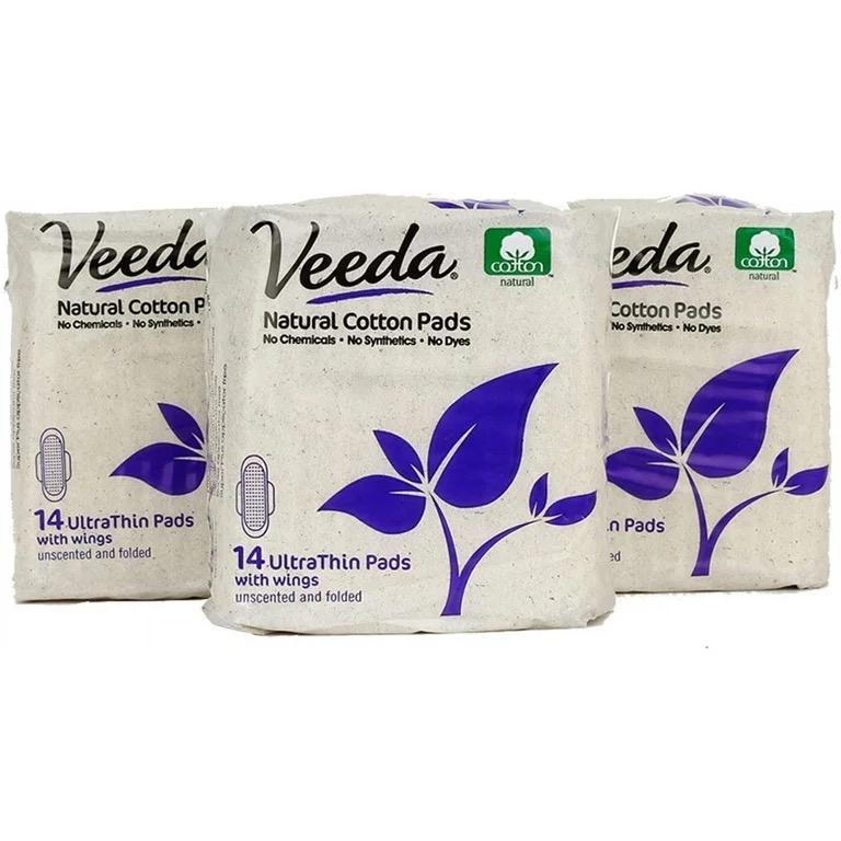 Absorbent Pads with Wings 14 Count, 3 pack