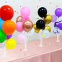 2 x LOLStar Balloon Stand Kit, 4 Pack Table & Floor Balloon Arch Stands with Adhesive Base, Sticks & Archer Holder Easy DIY Assembly. Ideal for Party Decorations Indoor, Outdoor, Table, Floor Party Decor