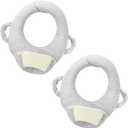 YURRLFUA 2 Pack Baby Bottle Holder, Bottle Holder for Baby, Bottle Holder for Baby self Feeding, Baby Bottle Holder Hands Free, Bottle Propper for Baby, Newborn Baby Essential (Gray）