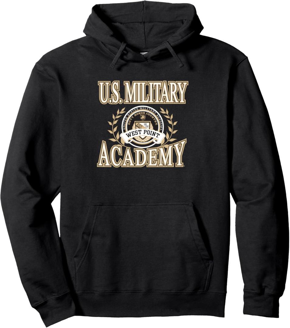 Army Black Knights Laurels Officially Licensed Pullover Hoodie, M, Black