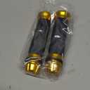 DREAMIZER 7/8" 22mm Motorcycle Handle Grip Universal Dirt Pit Bike Motocross Rubber Gel Hand Grips Brake Hands - Gold