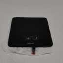 RENPHO Digital Bathroom Scale, Highly Accurate Core 1S Body Weight Scale with Lighted LED Display, Round Corner Design(11"/280mm, Black)