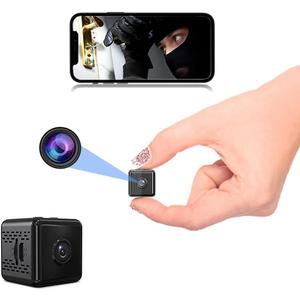 Mini Spy Camera, WiFi Hidden Camera 1080P HD Small Nanny Cam with Night Vision and Motion Detection Indoor Baby Security Camera for Home Office Spy Cam