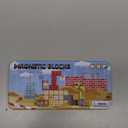 Magnetic Building Blocks Travel Toys for Kids Ages 4-8, Toddler Magnetic Cubes STEM Learning Set with Iron Storage Box – Portable Construction Toys for Boys Girls 3-5