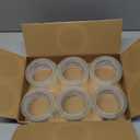 Clear Packing Tape, Heavy Duty Packaging Tape Refills 6 Rolls, 2 inch x 65 Yards, Shipping Tape Box Tape Mailing Tape for Shipping Packaging Moving Sealing and Storage