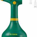 T TOVIA: Garden Sprayer 1 Liter Battery Spray Bottle Powered Electric, Rechargeable, Portable Garden and Plant Sprayer, Mister, for Outdoor and Indoor Plants,Cleans and Gardens, Handheld Powered (Green)