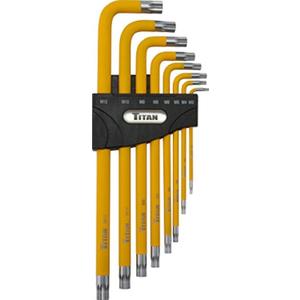 Titan 12733 Extra-Long Arm Triple Square Key Set - 8 Piece