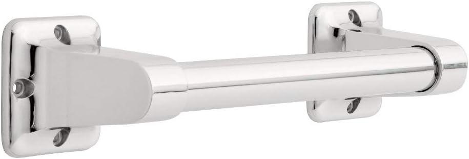 Delta (1-Pack) 9' Assist Bar ADA Compliant Polished Chrome Bathroom Safety Assist Handle | Wall Mount 300 lb Capacity, Balance, Handicap Grip for Shower, Tub, Toilet DF509-PC1