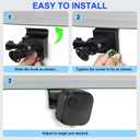 4 x 2Pack Vinyl Siding Mount Compatible with Blink Outdoor 4 (4th Gen)/(3rd Gen) XT3/Blink XT/XT2/Mini, No Drill Mounting Bracket with Adjustable Angle for Vinyl Siding Hooks