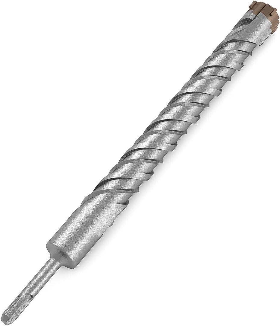 Patio 1-3/8" SDS Plus Concrete Drill Bit Masonry Rotary Hammer Drill Bits, Carbide Tipped for Brick Cement Surface, Stone, Brocas para Concreto