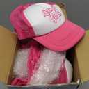 Jecery 10 Pcs Trucker Hat for Women, Bach Party Mesh Baseball Cap for Bridal Shower Wedding Bach Party Favors