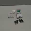 Hidden Door Lock, Remote Door Lock with Keyless Entry, Electronic Deadbolt with 4 Remotes for Anti-Theft Home Security, Easy to Install