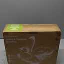 TOPGREEN Feather Down Throw Pillow Inserts 20 x 20, Set of 2, 100% Organic Cotton Shell, Soft Decorative Square Pillows Insert for Living Room Sofa, Couch, or Bed (White)