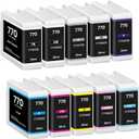 T770 770 Ink Cartridges P700 Ink Cartridge 10-Colors Remanufactured T770020 T770120 T770220 T770320 T770420 T770520 T770620 T770720 T770820 T770920 Replacement for SureColor P700 SC-P700 Printer Ink