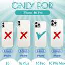 for iPhone 16 Pro Case for Women - Cute Girls Phone Cover Cool Aesthetic Unique Design Teen Turtles Heavy Duty Protective Shockproof Military Grade Funda for iPhone 16 Pro