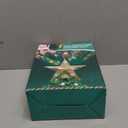 [with Adjustable Base] 8.2 inch Christmas Star Tree Topper Projector with 4 Patterns and LED Lights Rotatable Projector Christmas Tree Star Topper Plug in for Indoor Office Xmas(4 Patterns, 3m Cable)