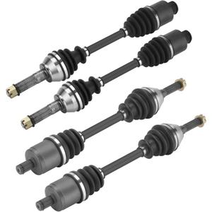 2 Front+2 Rear CV Axle for Polaris Sportsman 400 HO 2011-2012, Sportsman 500 800 2008-2012 (excluding "Touring" "X2" models), CV Axle Drive Half Shaft For 1332881, 1332656, 1332501