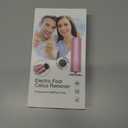 Electric Foot Callus Remover,Foot Scrubber & Callus Remover for Feet Foot Spa Pedicure Tool with 60 Grinding Discs Professional Electric Foot File Ideal (Light Pink)