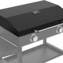 Upgrade Hinged Lid for Blackstone 28 Inch Griddle, Hard Cover Flat Top Lid for Blackstone 28" 1517 1853 1605 1839 1856 Griddle Hood for Black Stone