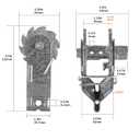 Electric Fence Wire Strainer, 20PCS Heavy Duty Inline Wire Tensioner, Wire Ratchet Tensioner for Electric Fence,& 1pcs Handle