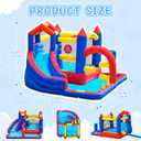 Bounce House Inflatable Bouncy House for Kids Indoor & Outdoor, 9 in 1 Water Bounce House with Slide, Bouncer, Climbing Wall, Inflatable Bouncy Castle for Backyard, Party, Room