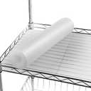 Wire Shelf Liner 14x197'' Clear Shelf Liner Kitchen,Cabinets,Drawer Liner, Cupboard, Under Sink, Pantry,Non-Adhesive Liner,Stain-Proof Shelf,1.2mm Thicken/Waterproof/Anti-Slip Liners