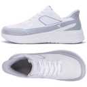 Mens Wide Toe Walking Shoes | Zero Drop Minimalist Tennis Sneakers for Men | Slip On Arch Support Orthotic Shoes for Plantar Fasciitis, Size 11