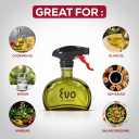Evo Glass Oil Sprayer, Non-Aerosol For Olive Oil, Cooking Oils And Vinegars, Green, 6-Ounce Capacity, For Grilling, Roasting, Air Frying, Baking And Salad Prep