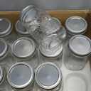 Mason Jars 32 oz Wide Mouth - 12 Pack Quart Glass Mason Jars with Airtight Lids and Bands for Canning, Pickling, Food Storage, Fermenting, Leak Proof, Reusable