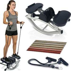 Rock Stepper Side to Side,Rock Stepper,Rock Stepper Machine for Exercise at Home- with Digital Display,Fitness Stepper for Arms,Legs & Glutes,Rock Stepper for Home,Apartment and Office