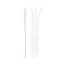 Glass Straws 4 Pieces